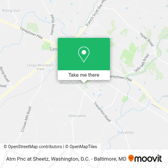 Atm Pnc at Sheetz map
