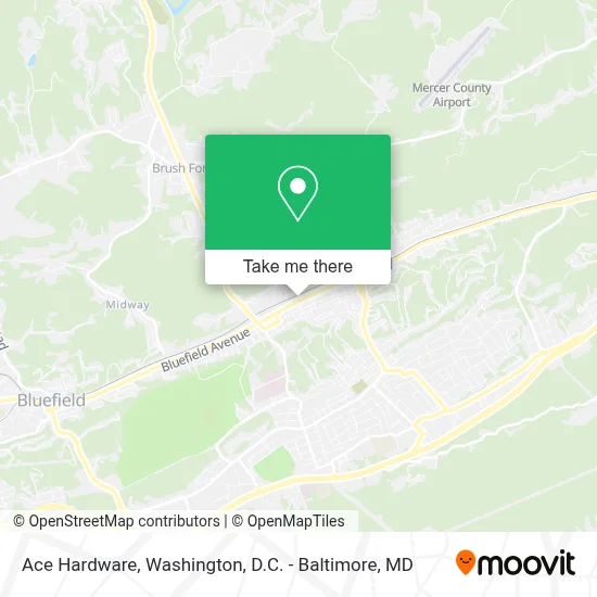 Ace Hardware map