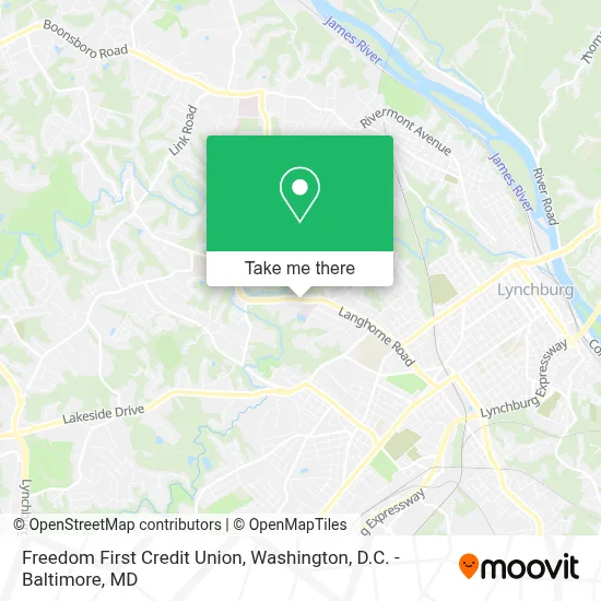 Freedom First Credit Union map
