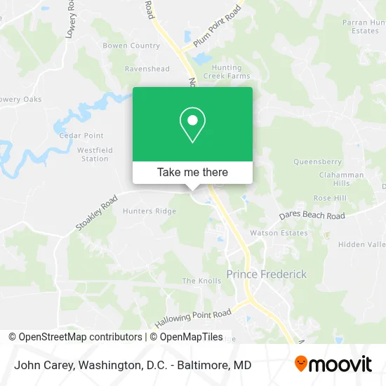 John Carey map