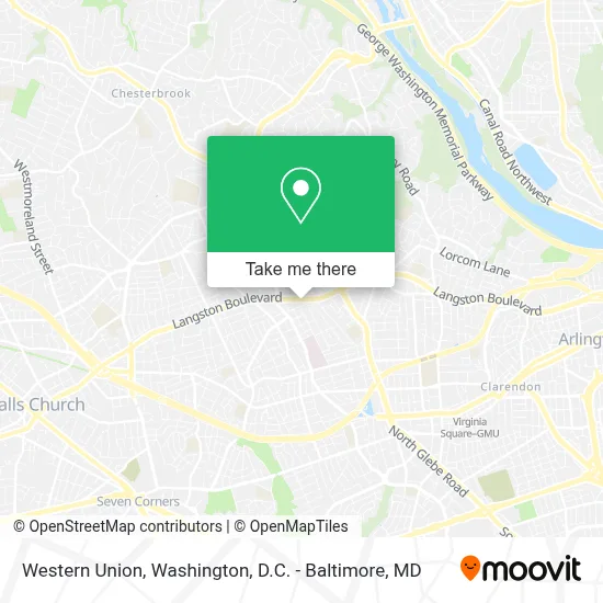 Western Union map
