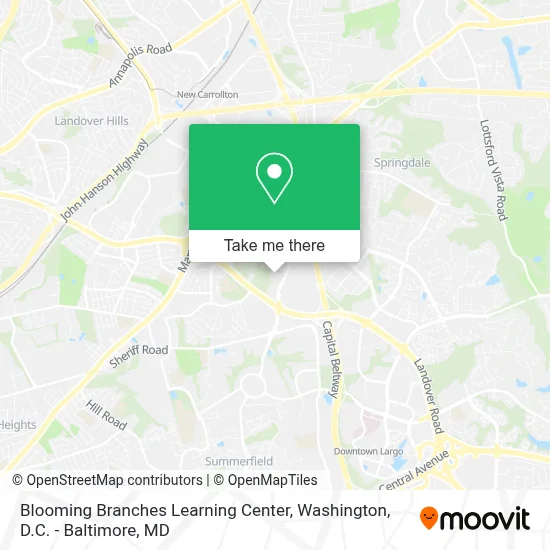 Blooming Branches Learning Center map