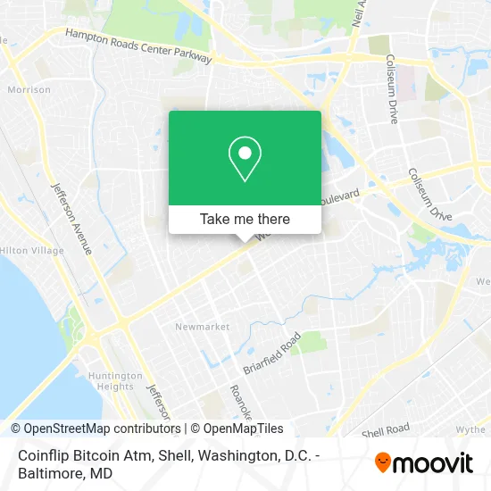 Coinflip Bitcoin Atm, Shell map