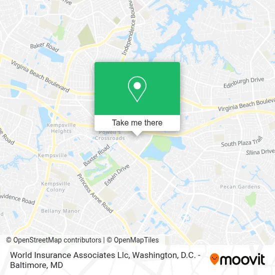 World Insurance Associates Llc map