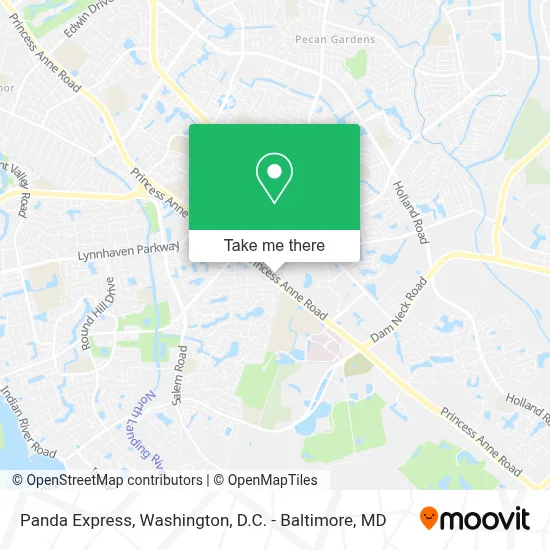 Panda Express map
