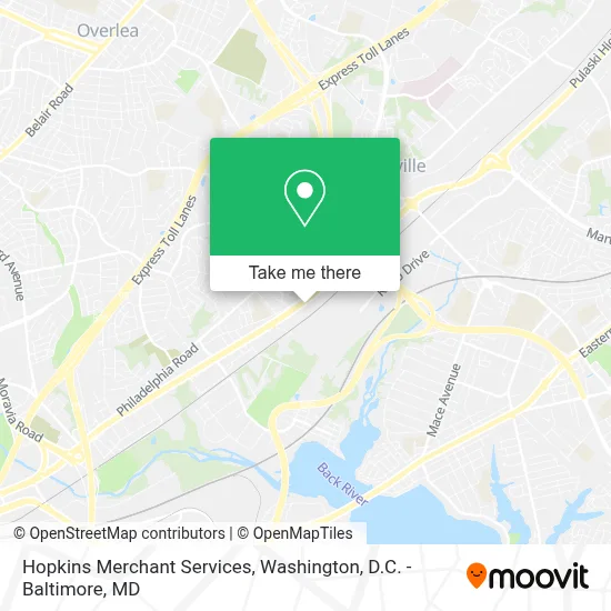 Hopkins Merchant Services map