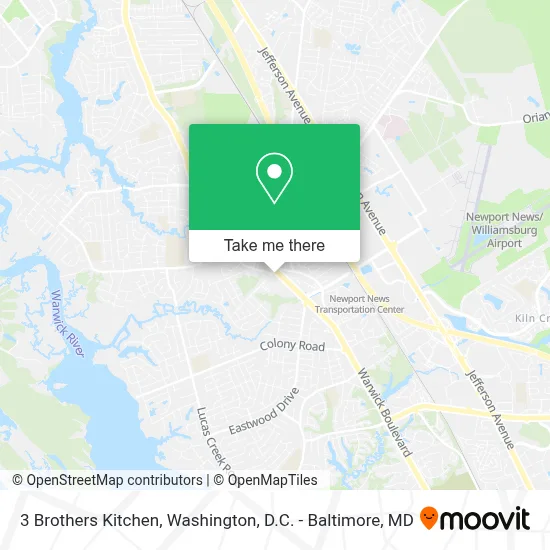 3 Brothers Kitchen map