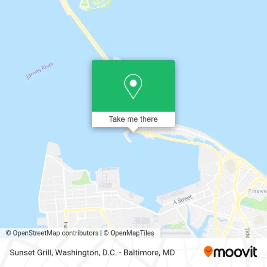 Sunset Grill map