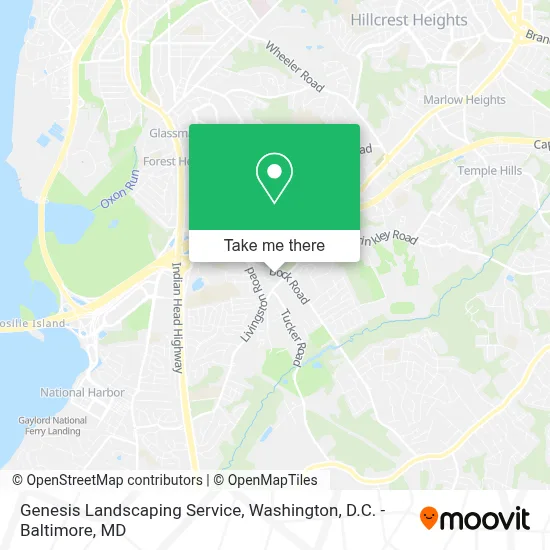 Genesis Landscaping Service map