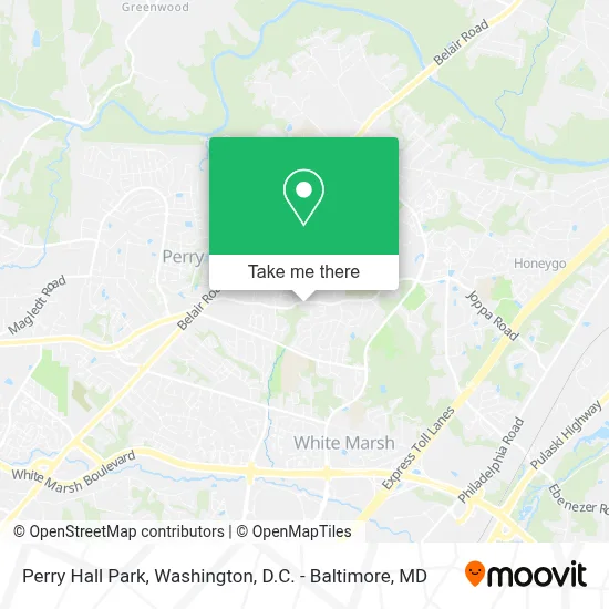 Perry Hall Park map