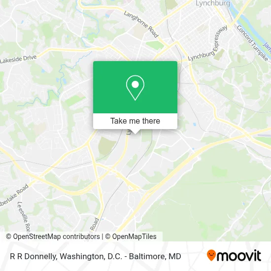 R R Donnelly map