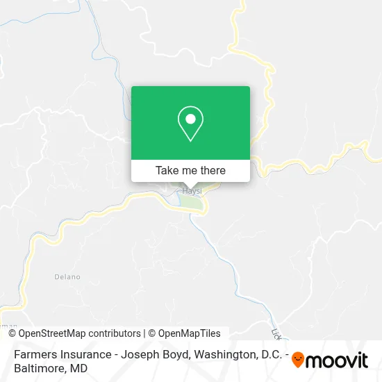 Farmers Insurance - Joseph Boyd map
