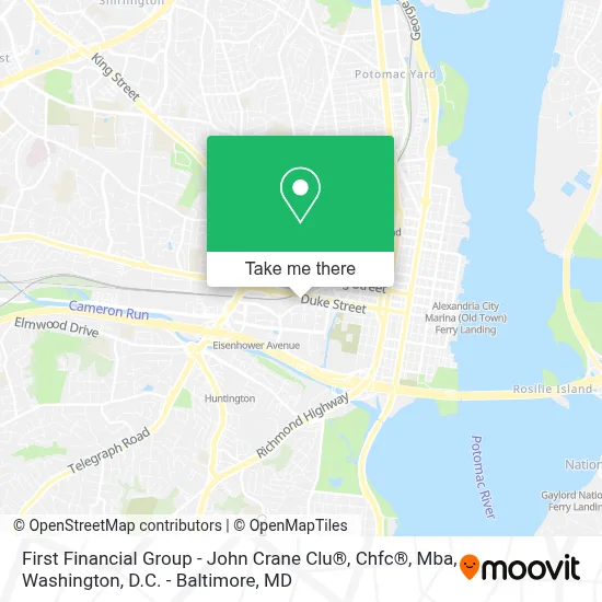 First Financial Group - John Crane Clu®, Chfc®, Mba map