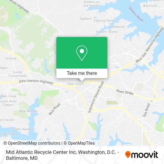 Mid Atlantic Recycle Center Inc map