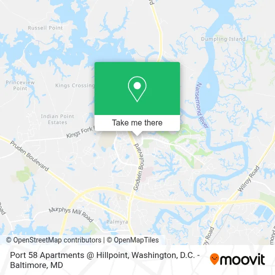 Port 58 Apartments @ Hillpoint map