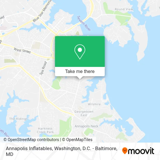 Annapolis Inflatables map