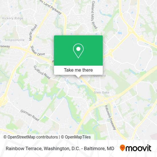 Rainbow Terrace map