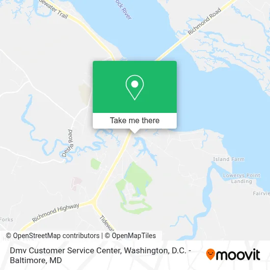 Dmv Customer Service Center map