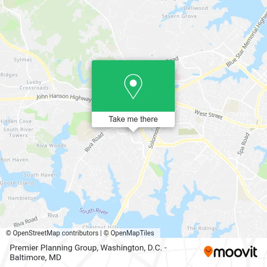 Premier Planning Group map