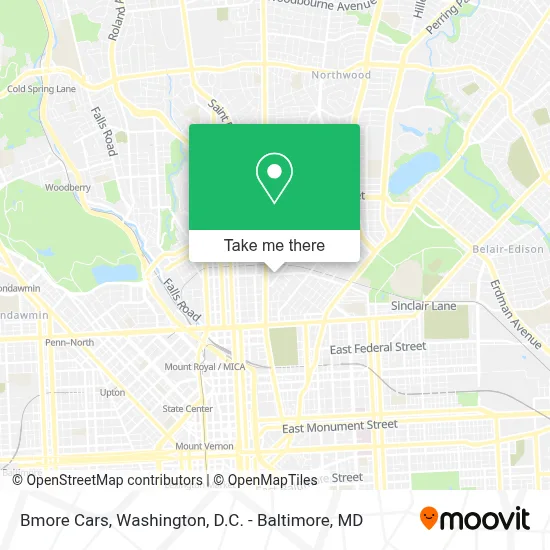 Bmore Cars map