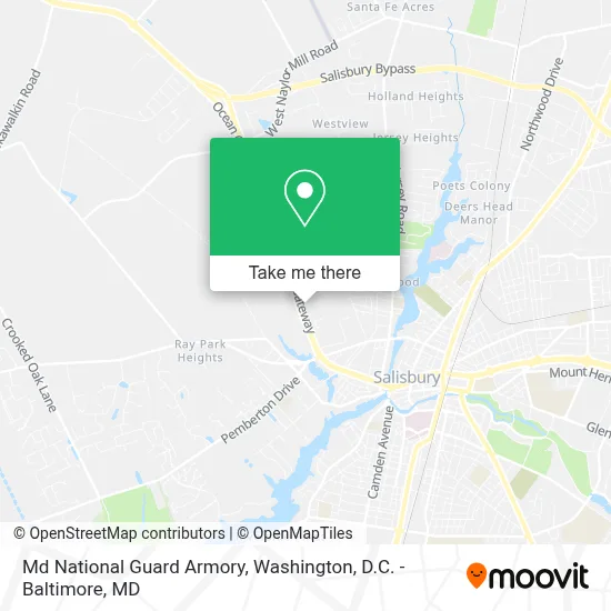 Md National Guard Armory map