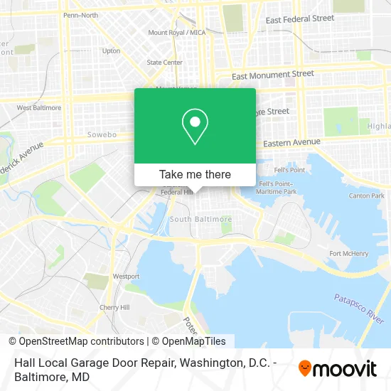 Hall Local Garage Door Repair map