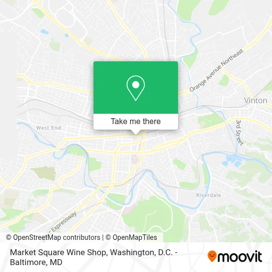 Market Square Wine Shop map