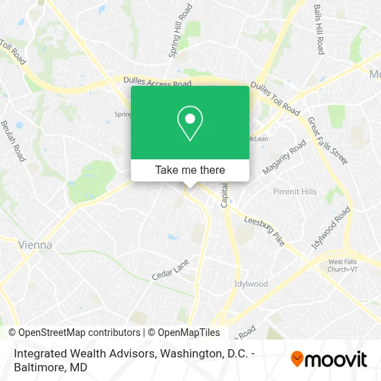 Integrated Wealth Advisors map