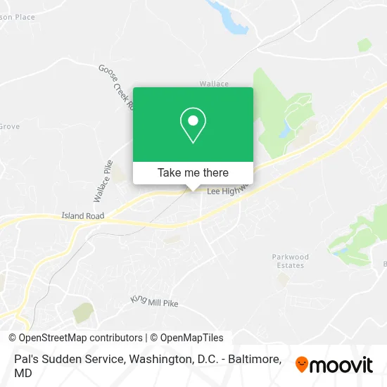 Pal's Sudden Service map