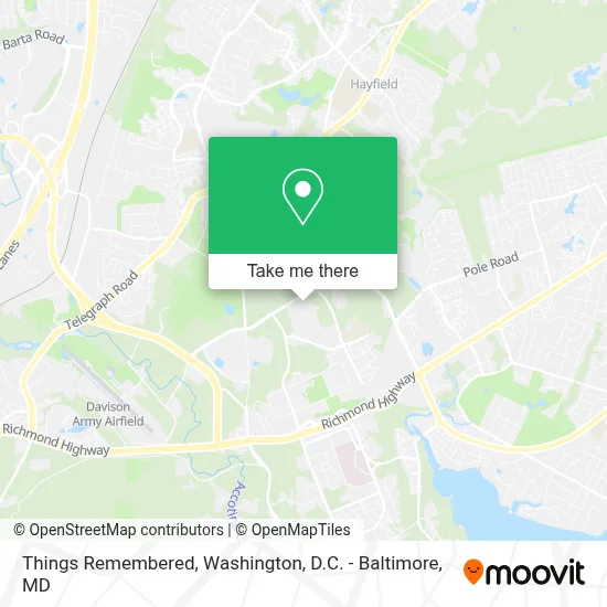 Things Remembered map