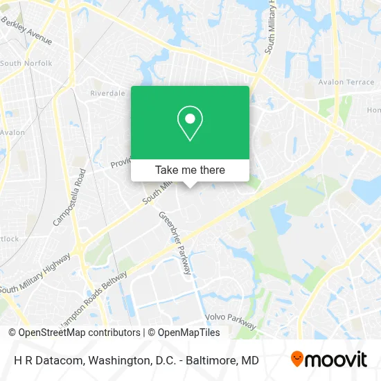 H R Datacom map