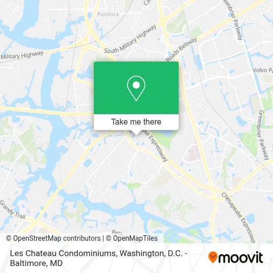 Les Chateau Condominiums map
