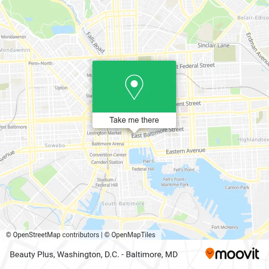 Beauty Plus map