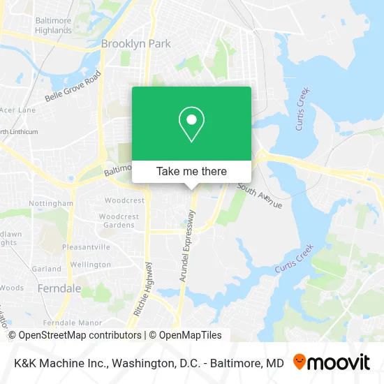 K&K Machine Inc. map