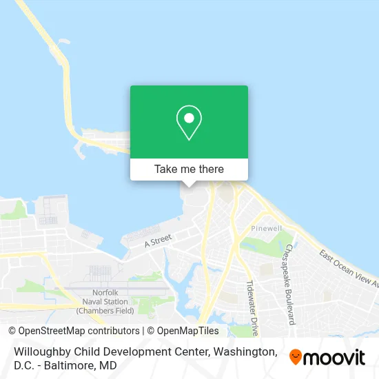 Willoughby Child Development Center map