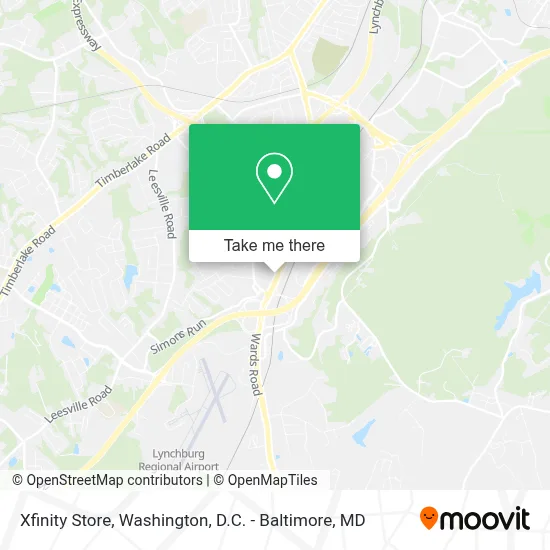 Xfinity Store map