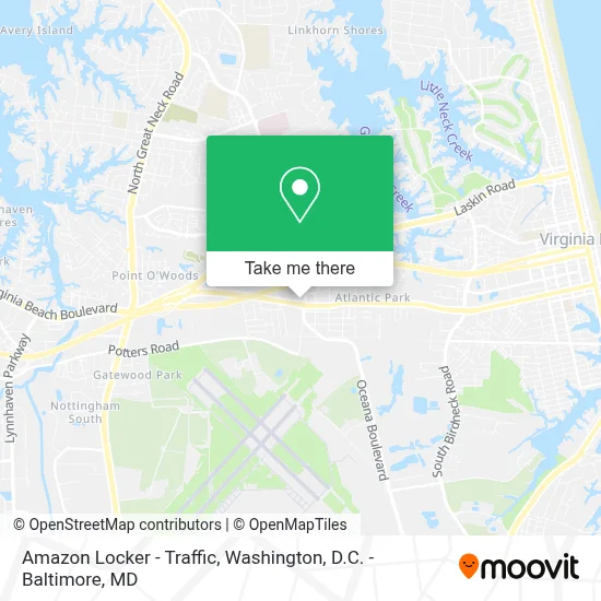 Amazon Locker - Traffic map
