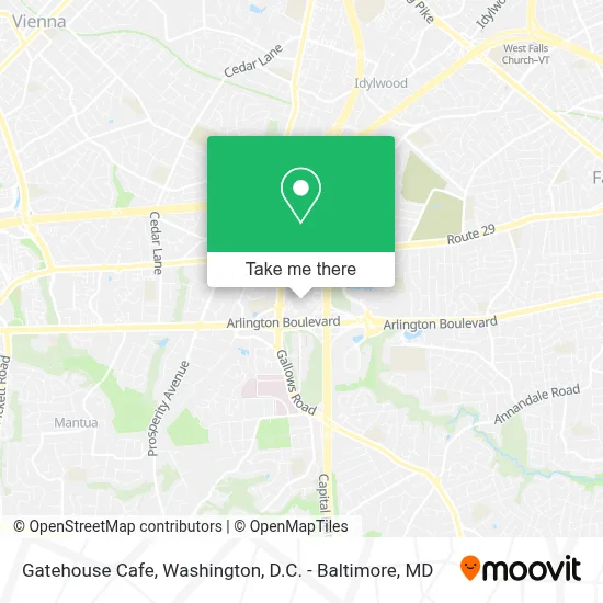 Gatehouse Cafe map