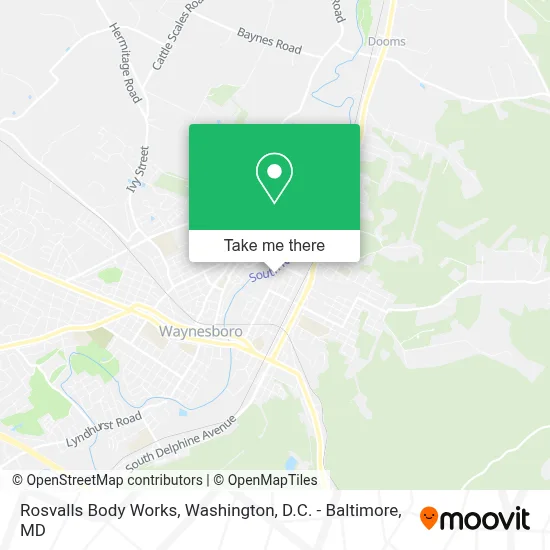Rosvalls Body Works map