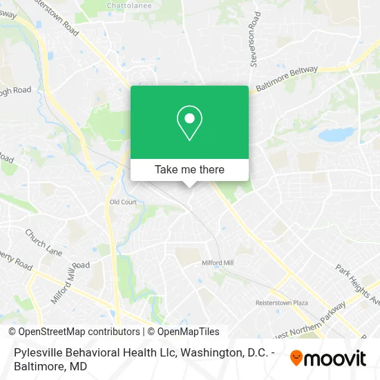 Pylesville Behavioral Health Llc map