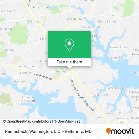 Radioshack map