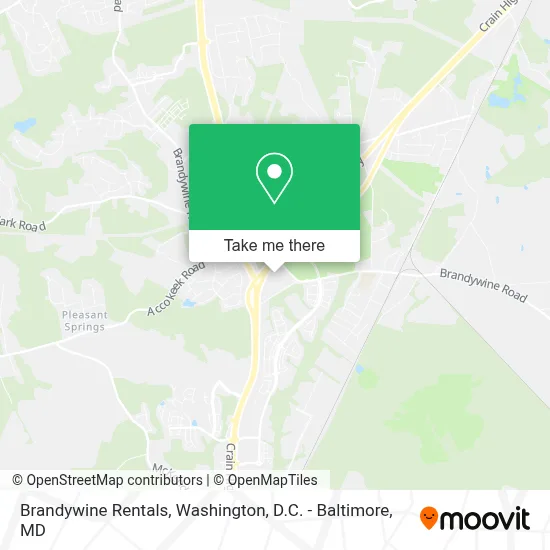 Brandywine Rentals map