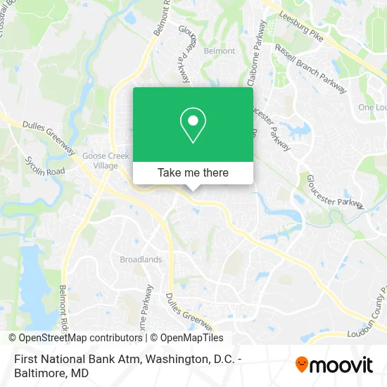First National Bank Atm map