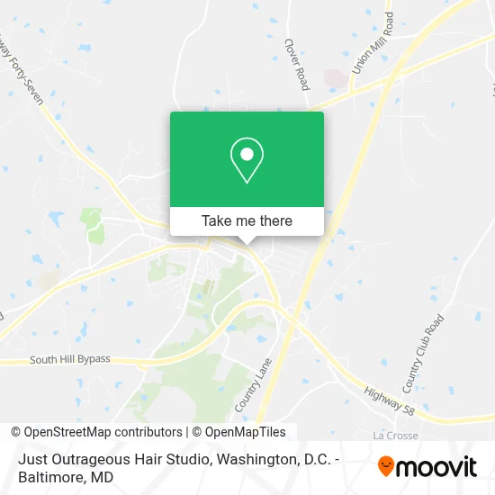 Just Outrageous Hair Studio map