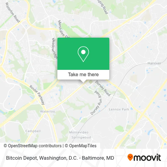 Bitcoin Depot map