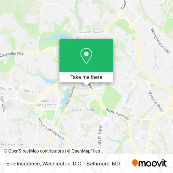 Erie Insurance map
