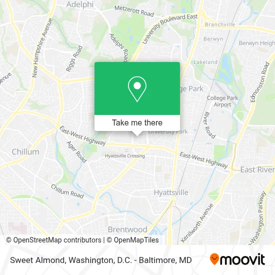 Sweet Almond map