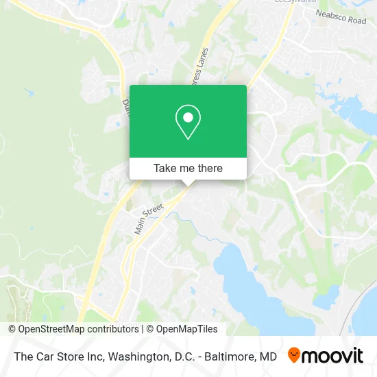 The Car Store Inc map