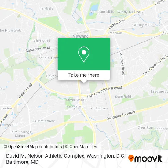 David M. Nelson Athletic Complex map