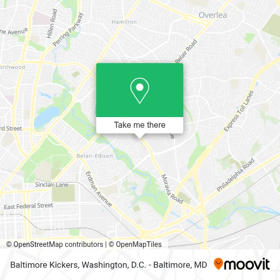 Baltimore Kickers map